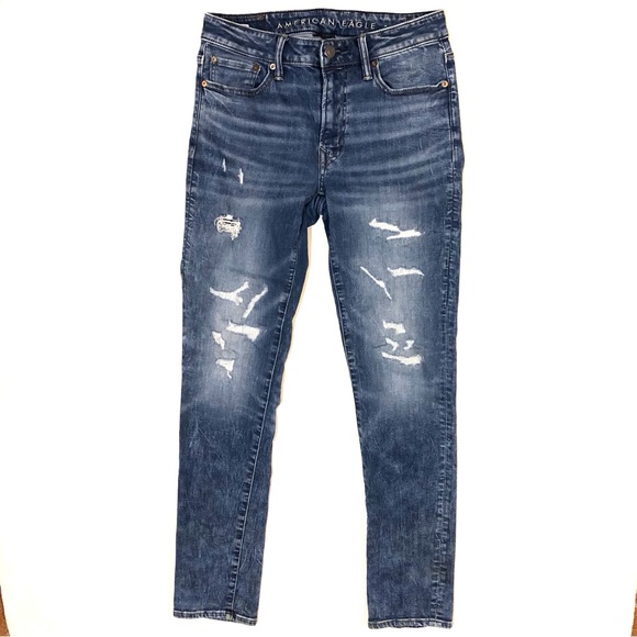 AE Men’s Cozy Airflex + Slim Fit Jeans, size 30 x 34 - Picture 2 of 11